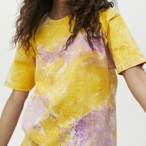 WHOLE Acid Wash Tie Dye Tee NWT